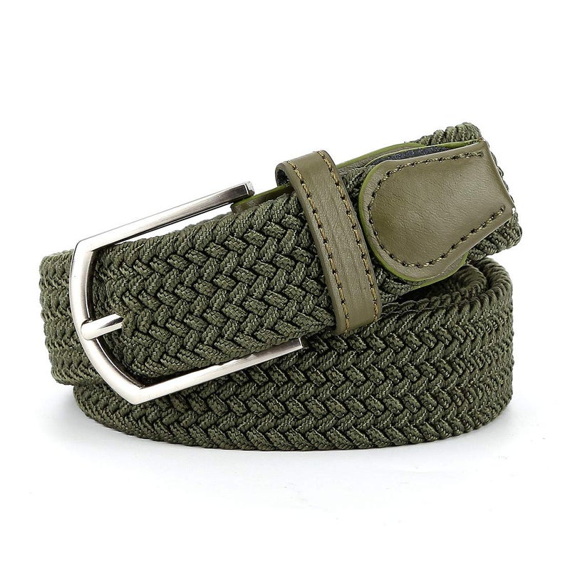 Radmire Braided Canvas Woven Elastic Stretch Belts for Men/Women/Junior with Multicolored - Image 3